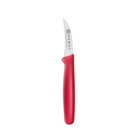 Couteau &eacute;plucheur de cuisine rouge professionnel, lame 158mm - Hendi