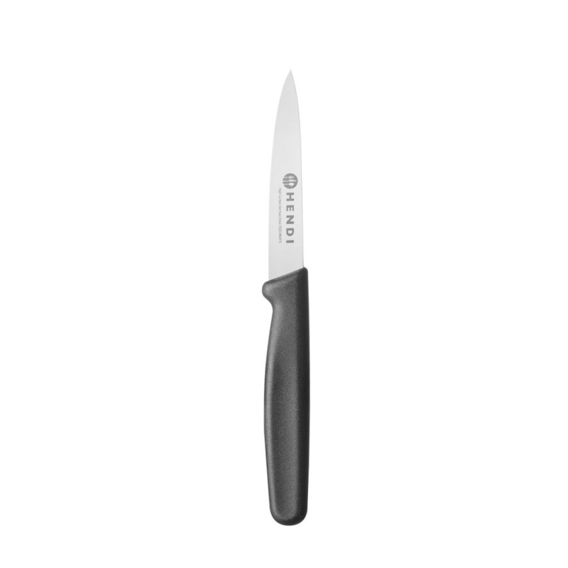 Couteau &eacute;plucheur pointu Noir 192mm - Hendi