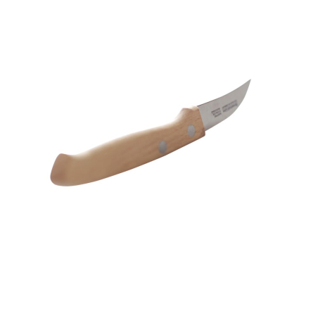 Couteau &Eacute;plucheur Professionnel en Bois Courb&eacute;, L165mm - Hendi