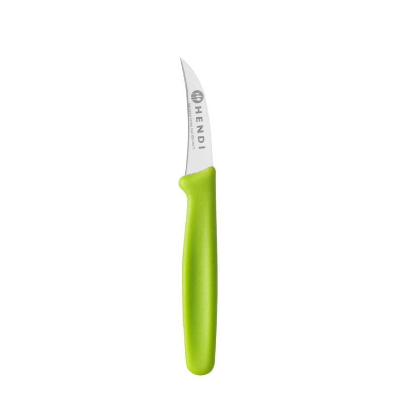 Couteau &eacute;plucheur vert, L158mm - Hendi