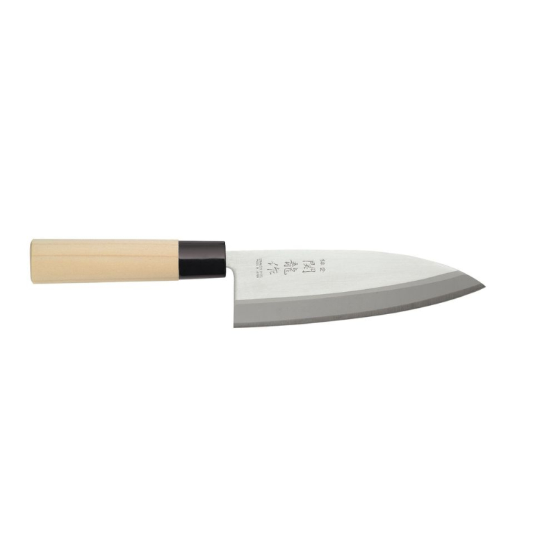 Couteau japonais Deba pour filetage et d&eacute;sossage poissons et volaille, lame 275mm - Hendi