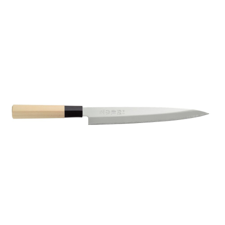 Couteau Japonais Sashimi Yanagiba pour Sushi et Filetage de Poisson - Hendi