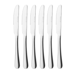 Couteaux de table Profi Line, set de 6 pi&egrave;ces (L. 225mm) - Hendi