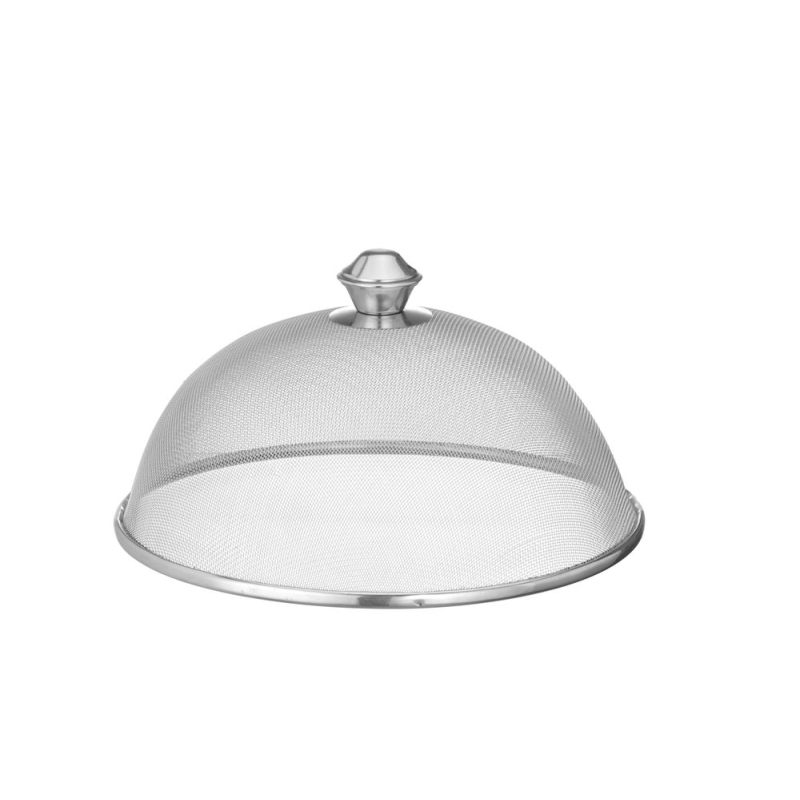 Couvercle alimentaire en maille en acier inoxydable, anti-insectes, diam&egrave;tre 305x170mm - Hendi