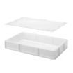 Couvercle Bac &agrave; P&acirc;tons Pizza GN 1/1 PEHD Blanc, 530x325mm - Hendi