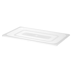 Couvercle Bac Gastro GN 1/1 Polypropyl&egrave;ne Transparent 530x325mm - Hendi
