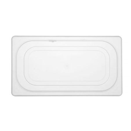 Couvercle Bac GN 1/3 Polypropyl&egrave;ne Transparent 325x176mm - Hendi