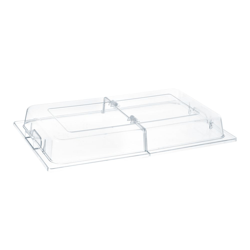 Couvercle de pr&eacute;sentation GN 1/1 Acier Inoxydable 530x325mm - Hendi