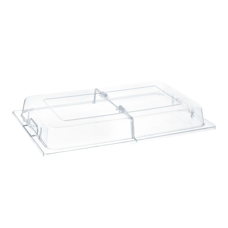 Couvercle de pr&eacute;sentation GN 1/1 Acier Inoxydable 530x325mm - Hendi