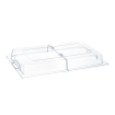 Couvercle de pr&eacute;sentation GN 1/1 Acier Inoxydable 530x325mm - Hendi