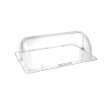 Couvercle de pr&eacute;sentation Rolltop Polycarbonate Transparent GN 1/1 540x330x(H)180mm - Hendi