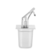 Couvercle Distributeur &agrave; Sauce 35ml en Inox/PP pour Bac GN 1/6 - Hendi