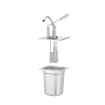 Couvercle Distributeur &agrave; Sauce 35ml en Inox/PP pour Bac GN 1/6 - Hendi
