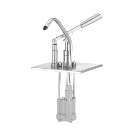 Couvercle Distributeur &agrave; Sauce 35ml en Inox/PP pour Bac GN 1/6 - Hendi