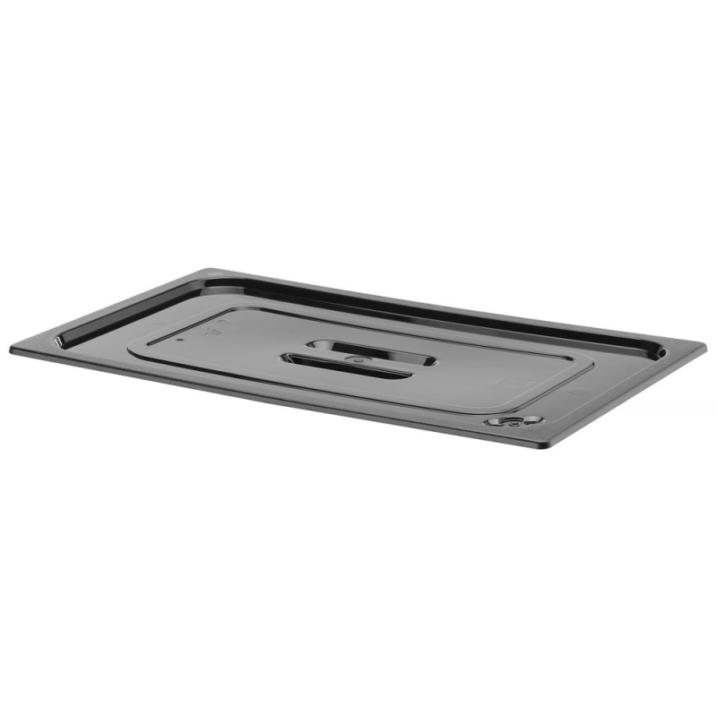 Couvercle Gastronorme GN 1/1 Noir 530x325mm Professionnel - Hendi