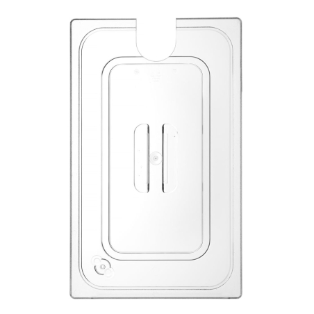 Couvercle Gastronorme GN 1/1 Transparent 530x325mm avec Encoche pour Thermoplongeur - Hendi