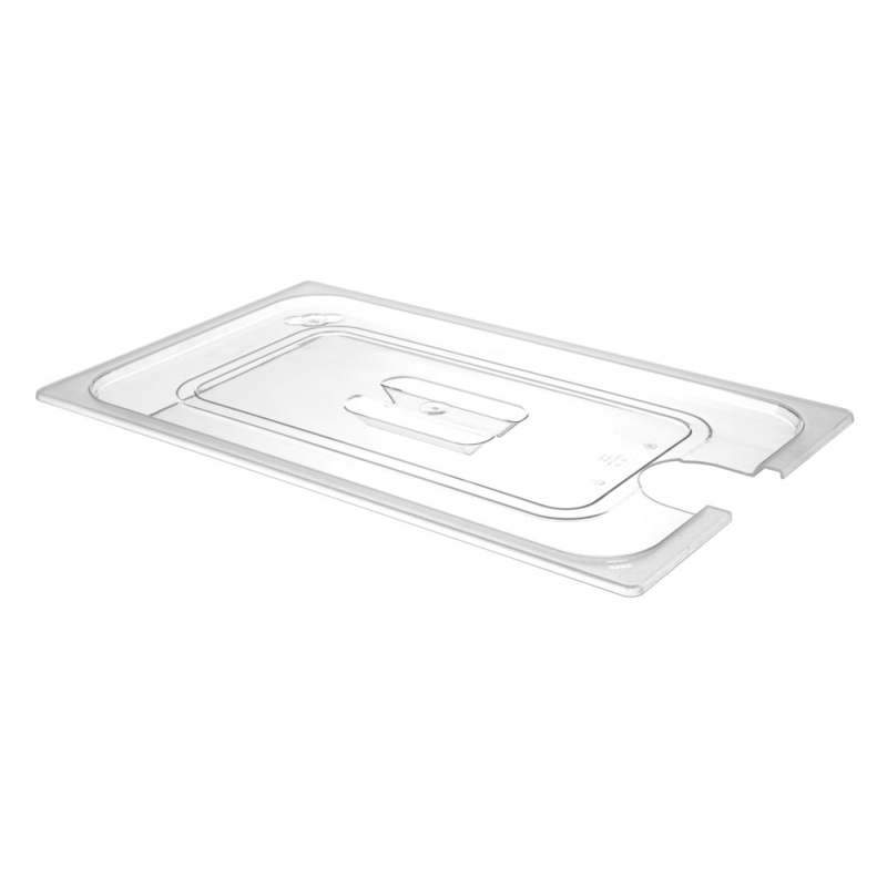 Couvercle Gastronorme GN 1/1 Transparent 530x325mm avec Encoche pour Thermoplongeur - Hendi