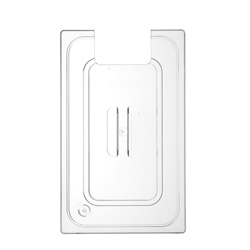 Couvercle Gastronorme GN 1/1 Transparent avec Encoche pour Thermoplongeur - Hendi