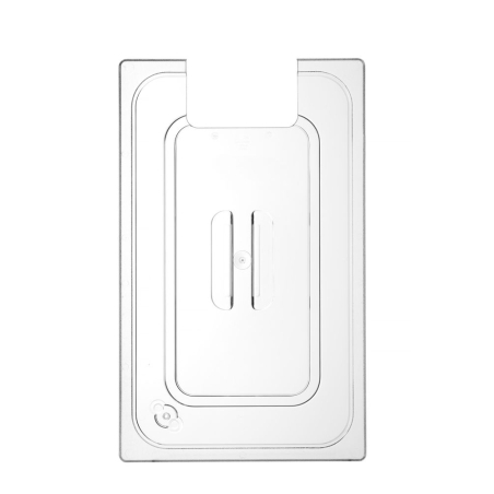 Couvercle Gastronorme GN 1/1 Transparent avec Encoche pour Thermoplongeur - Hendi
