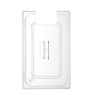 Couvercle Gastronorme GN 1/1 Transparent avec Encoche pour Thermoplongeur - Hendi