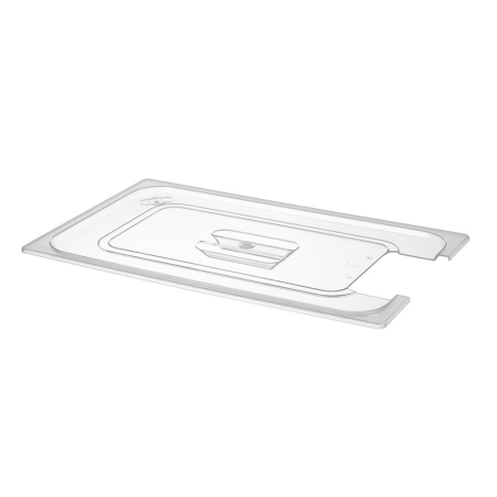 Couvercle Gastronorme GN 1/1 Transparent avec Encoche pour Thermoplongeur - Hendi