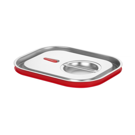 Couvercle Gastronorme GN 1/2 Herm&eacute;tique Bord Silicone 265x325mm - Hendi