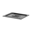 Couvercle Gastronorme GN 1/2 Noir, 325x265mm - Hendi