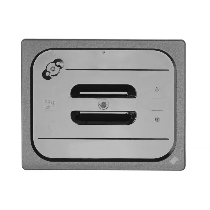 Couvercle Gastronorme GN 1/2 Noir, 325x265mm - Hendi