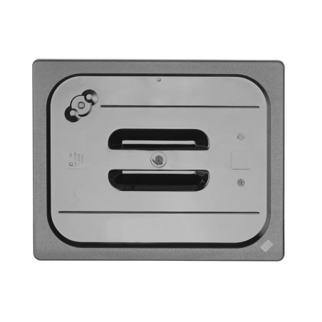 Couvercle Gastronorme GN 1/2 Noir, 325x265mm - Hendi