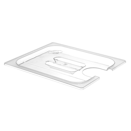 Couvercle Gastronorme GN 1/2 Transparent avec Encoche pour Thermoplongeur - Hendi
