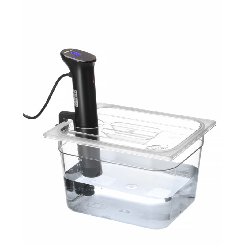 Couvercle Gastronorme GN 1/2 Transparent avec Encoche pour Thermoplongeur - Hendi