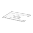 Couvercle Gastronorme GN 1/2 Transparent avec Encoche pour Thermoplongeur 265x325mm - Hendi