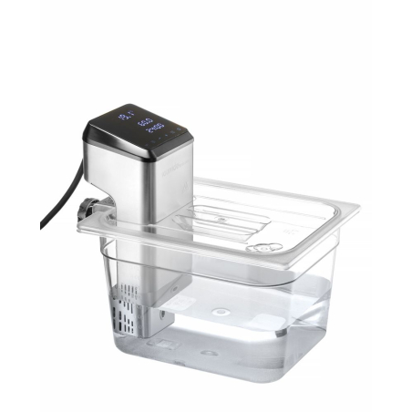 Couvercle Gastronorme GN 1/2 Transparent avec Encoche pour Thermoplongeur 265x325mm - Hendi