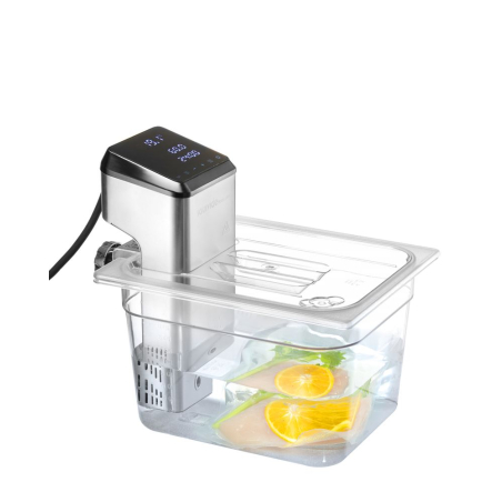 Couvercle Gastronorme GN 1/2 Transparent avec Encoche pour Thermoplongeur 265x325mm - Hendi