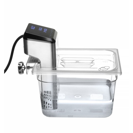 Couvercle Gastronorme GN 1/2 Transparent avec Encoche pour Thermoplongeur 265x325mm - Hendi
