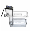 Couvercle Gastronorme GN 1/2 Transparent avec Encoche pour Thermoplongeur 265x325mm - Hendi