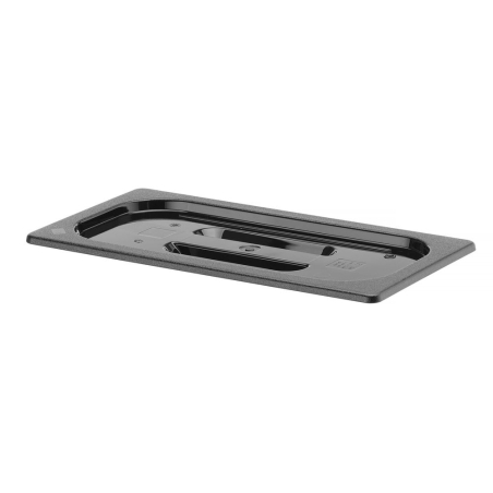 Couvercle Gastronorme GN 1/3 Noir 325x176mm - Hendi
