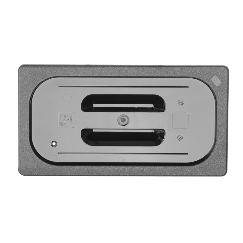 Couvercle Gastronorme GN 1/3 Noir 325x176mm - Hendi
