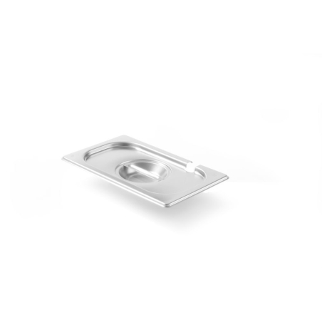 Couvercle Gastronorme GN 1/4 Kitchen Line avec encoche louche 265x162mm - Hendi