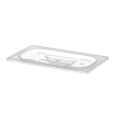 Couvercle Gastronorme GN 1/4 Transparent 265x162mm pour Bac Profi Line - Hendi