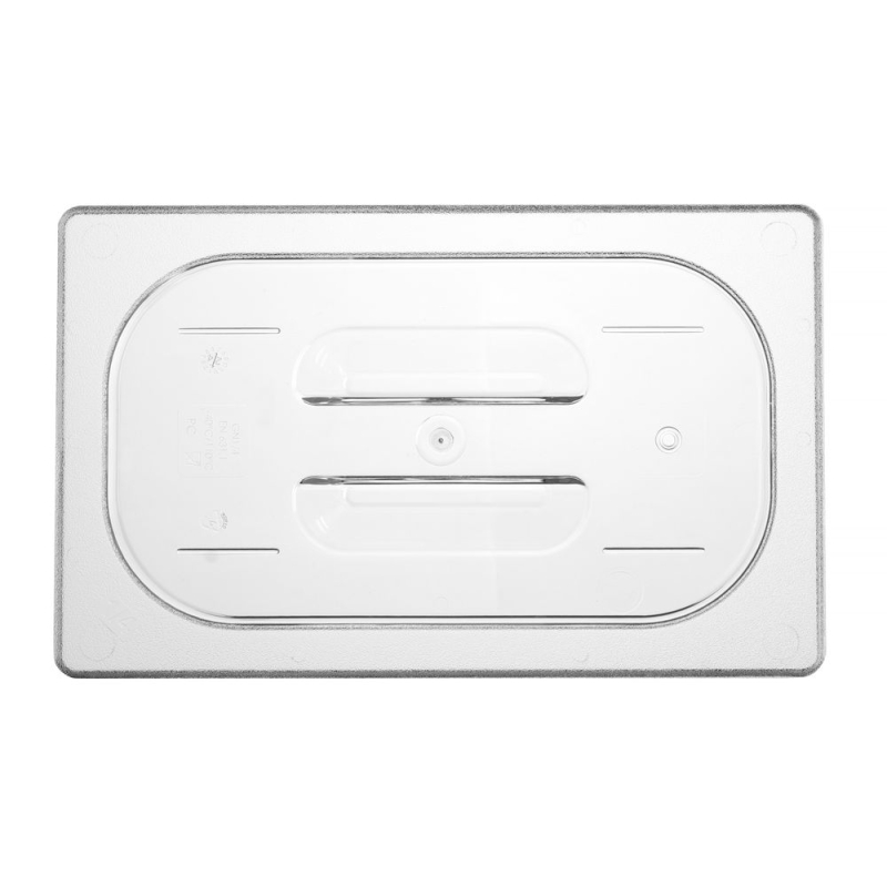 Couvercle Gastronorme GN 1/4 Transparent 265x162mm pour Bac Profi Line - Hendi