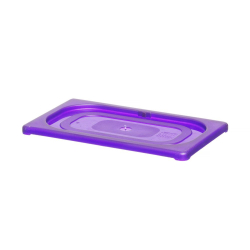 Couvercle Gastronorme GN 1/4 Violet Polypropyl&egrave;ne, 265x162mm - Hendi