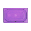 Couvercle Gastronorme GN 1/4 Violet Polypropyl&egrave;ne, 265x162mm - Hendi