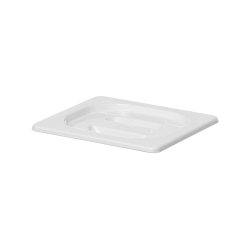 Couvercle Gastronorme GN 1/6 Blanc, 176x162mm, Qualit&eacute; Professionnelle - Hendi