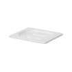 Couvercle Gastronorme GN 1/6 Blanc, 176x162mm, Qualit&eacute; Professionnelle - Hendi