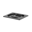 Couvercle Gastronorme GN 1/6 Noir 176x162mm - Hendi