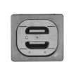 Couvercle Gastronorme GN 1/6 Noir 176x162mm - Hendi