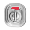 Couvercle Gastronorme GN 1/6 Professionnel, Bord Silicone, Fermeture Herm&eacute;tique pour Bacs Profonds - Hendi