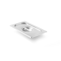 Couvercle Gastronorme Inox GN 1/4 265x162mm Kitchen Line - Hendi