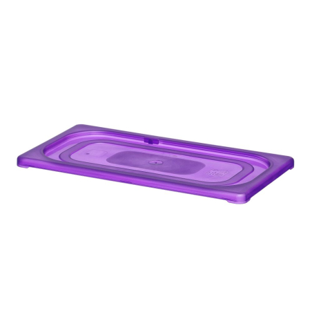 Couvercle Gastronorme Polypropyl&egrave;ne GN 1/3 Violet 325x176mm - Hendi